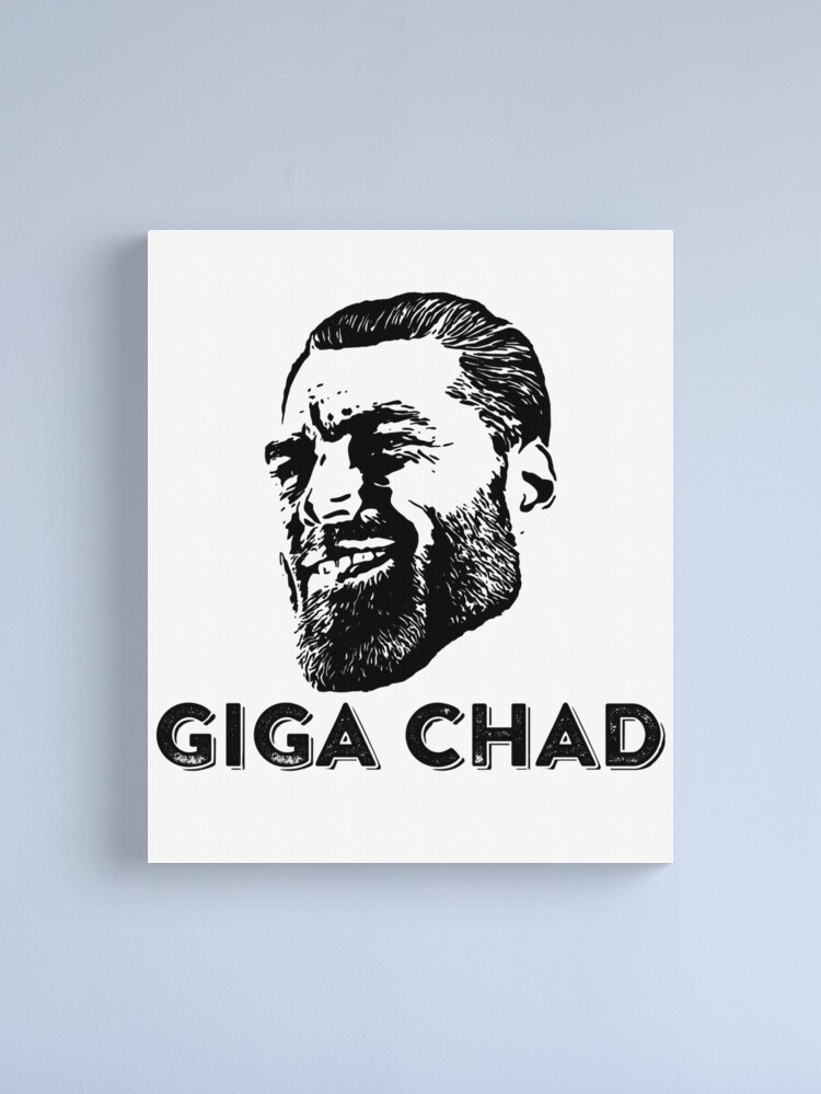 Giga Chad Meme , Fun Canvas Posters and Prints Canvases Painting