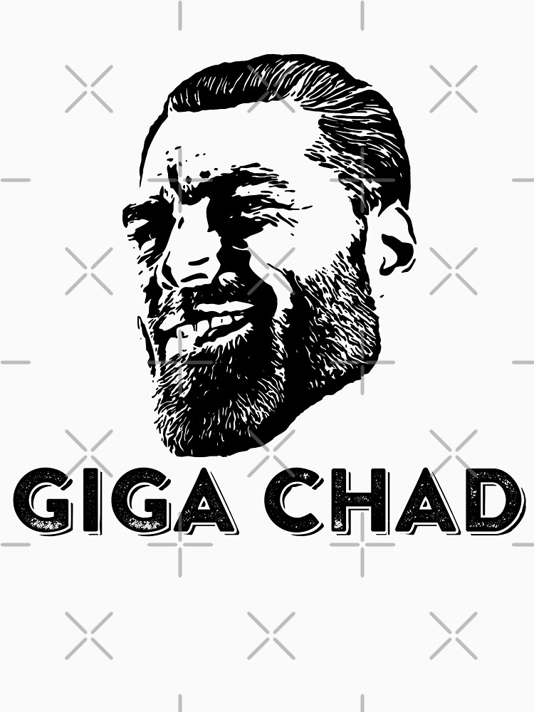  Gigachad Giga Chad Funny Memes Pullover Hoodie