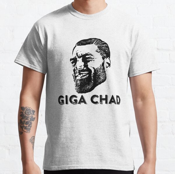 Gigachad Meme Funny Giga Chad Photoshop T-shirt -  Portugal