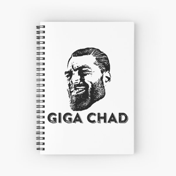 Giga chad, pepe chad, virgin set Spiral Notebook for Sale by T-Look