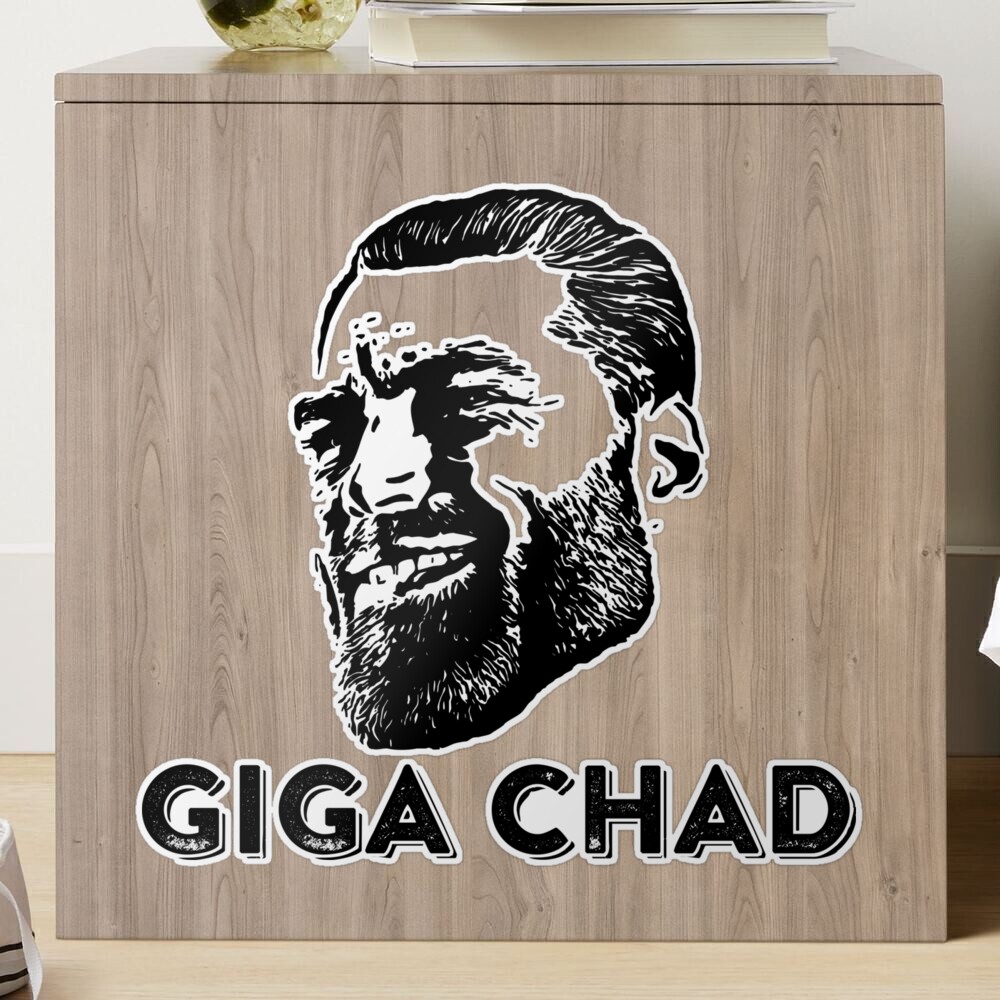 Giga chad Sticker by Bloc2