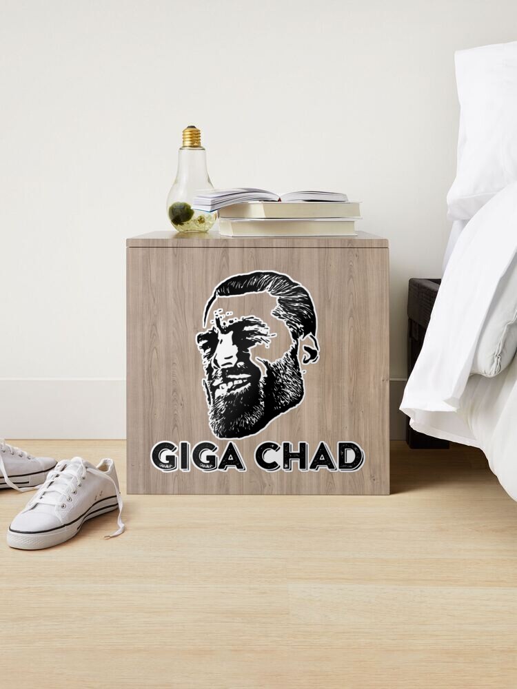 Giga Chad Sticker for Sale by Chaiser