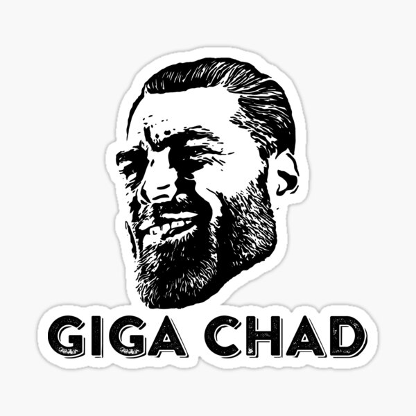 Giga Chad Pak Sticker for Sale by Paks-Mudhut