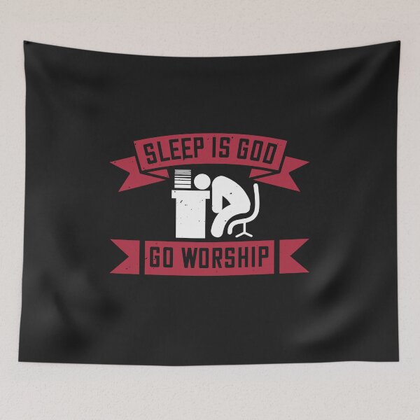 Item preview, Sleep is God. Go worship gift funny sleep designed and sold by romanl3.