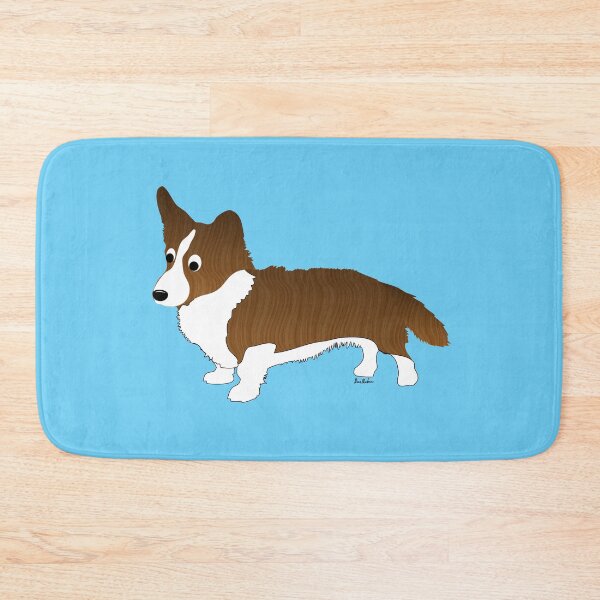 Item preview, Cute Cartoon Brown and White Cardigan Welsh Corgi designed and sold by dogplay.