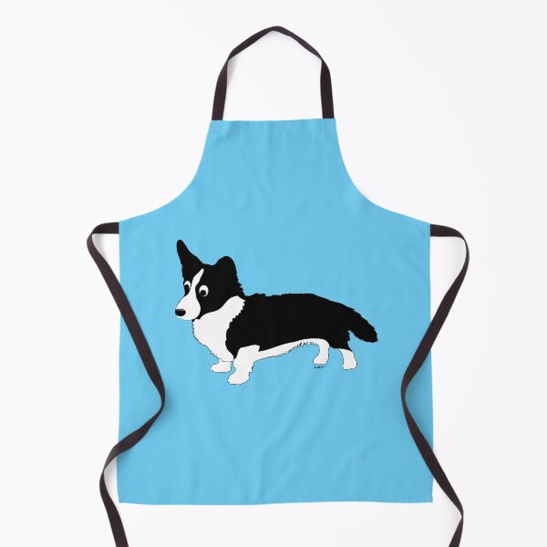 Artikelvorschau, Niedliche Cartoon-Schwarz-Weiß-Strickjacke Welsh Corgi entworfen und verkauft von dogplay.