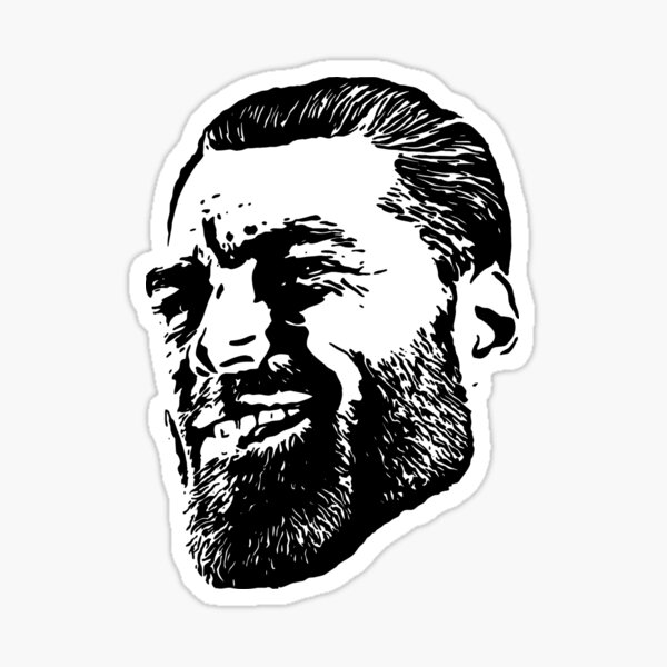 Gigachad Meme Sticker for Sale by garmy