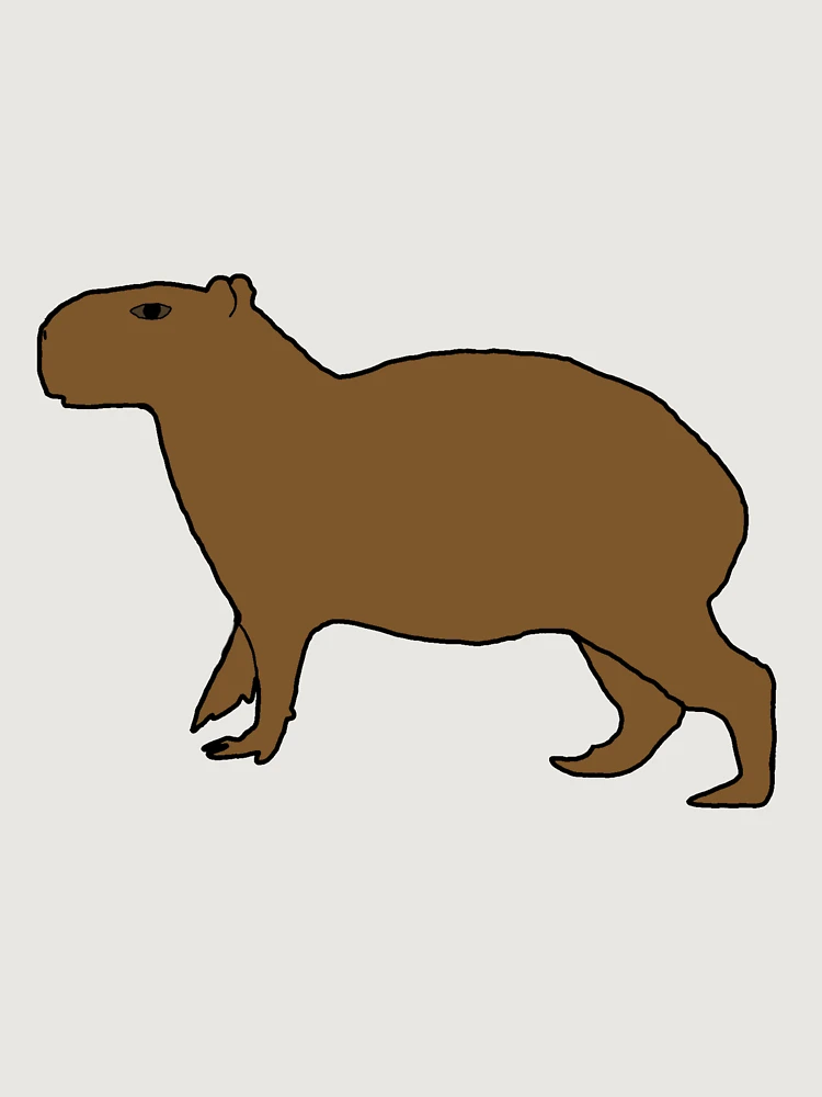 Thumbnail 6 of 6, Premium Oversized Hoodie, Capybara  designed and sold by PyroPython.