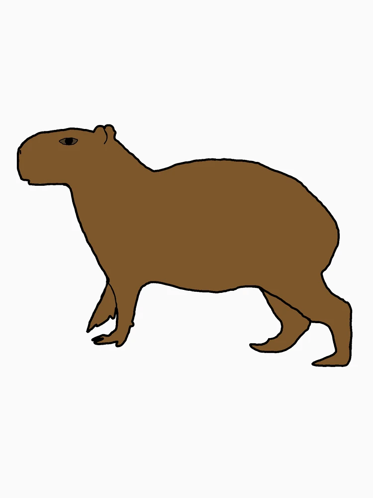 Thumbnail 6 of 6, Pullover Hoodie, Capybara  designed and sold by PyroPython.