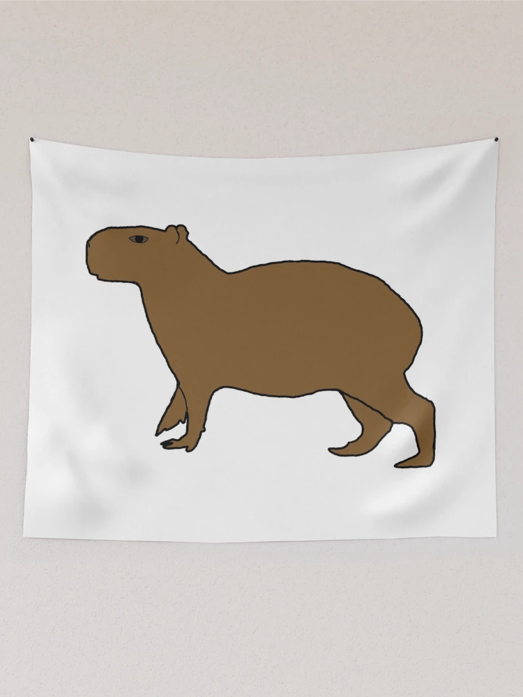 Thumbnail 2 of 3, Tapestry, Capybara  designed and sold by PyroPython.