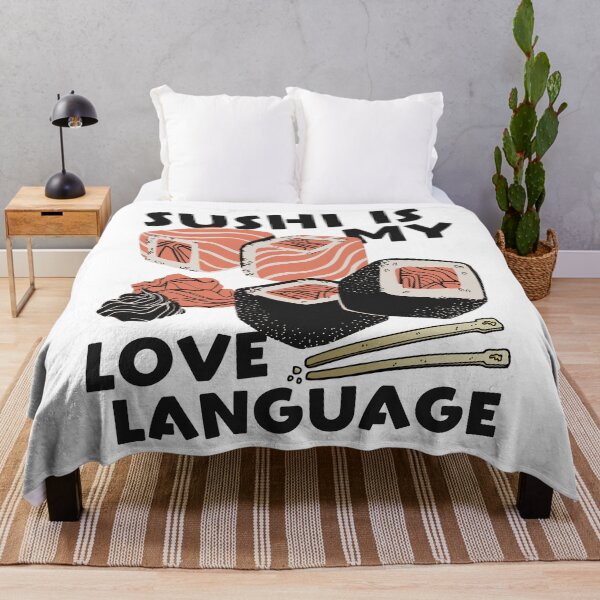 Item preview, Funny Sushi Design- Sushi Is My Love Laguage designed and sold by Designs By YL.