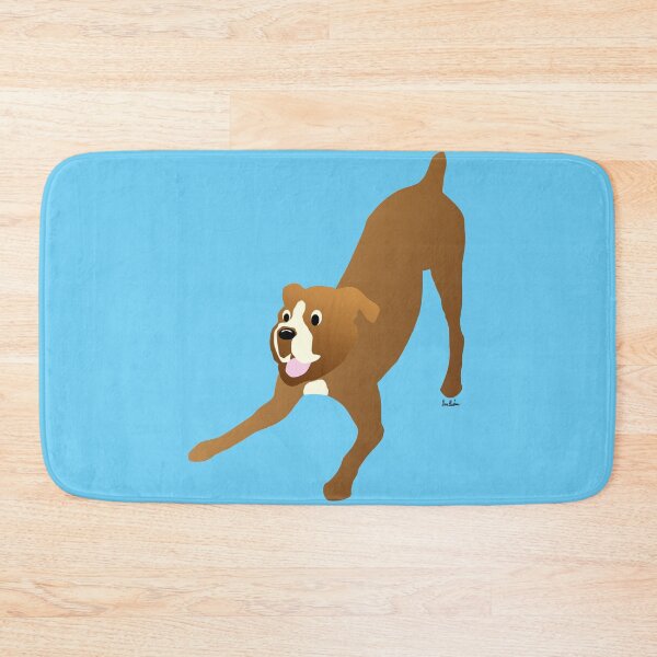 Item preview, Cute Cartoon Boxer Play Bows designed and sold by dogplay.