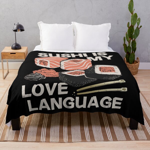 Item preview, Funny Sushi Design- Sushi Is My Love Laguage designed and sold by Designs By YL.