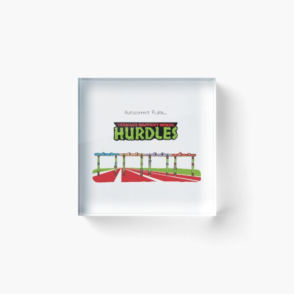 Item preview, Autocorrect Ruins the Hurdles designed and sold by Shirt Blurt.