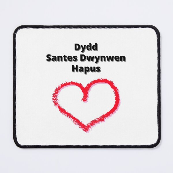 Item preview, Dydd Santes Dwynwen Hapus - Happy Saint Dwynwen's Day designed and sold by WelshStuff.