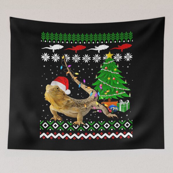 Item preview, Santa Bearded Dragon Christmas Ugly Sweater Bearded Dragon designed and sold by RobertJason.
