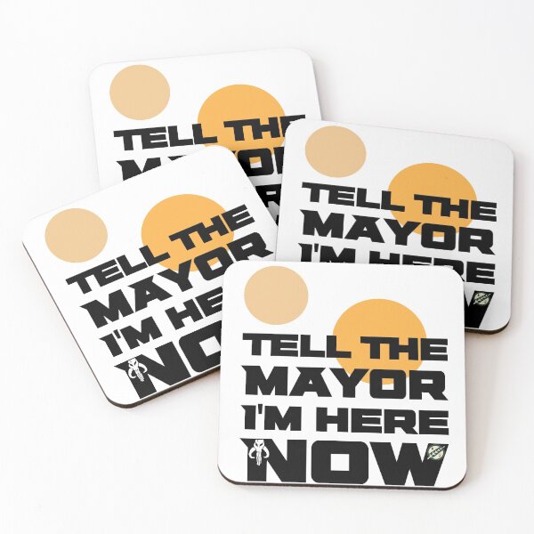 Item preview, Tell The Mayor I'm Here Now, Black designed and sold by CoffeeWires.