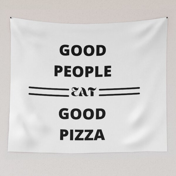 Item preview, Good People Eat Good Pizza designed and sold by morrismorgan.
