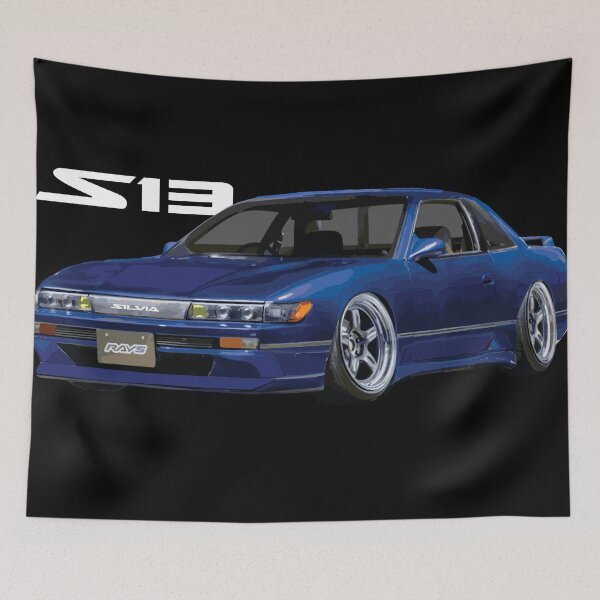 Item preview, nissan S13 silvia TK3 - Star Sapphire Blue on Rays  designed and sold by cowtownCOWBOY.