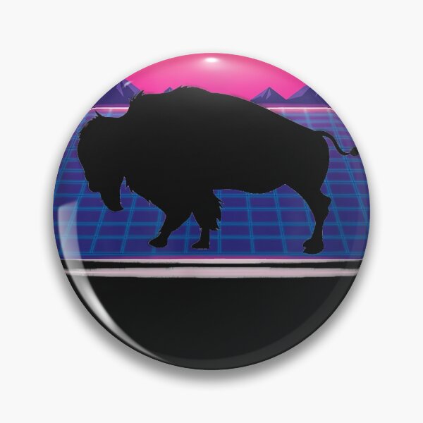 Artikelvorschau, 80s Art Vaporwave Aesthetic American Bison Sunset Buffalo T-Shirt entworfen und verkauft von LindaStafford5.