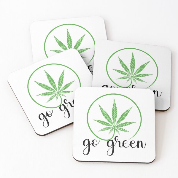 Item preview, Go Green-gift idea for weed smokers designed and sold by BRtisticDesigns.