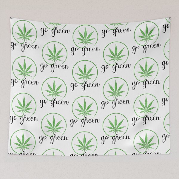 Item preview, Go Green-gift idea for weed smokers designed and sold by BRtisticDesigns.