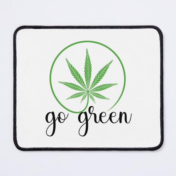 Item preview, Go Green-gift idea for weed smokers designed and sold by BRtisticDesigns.