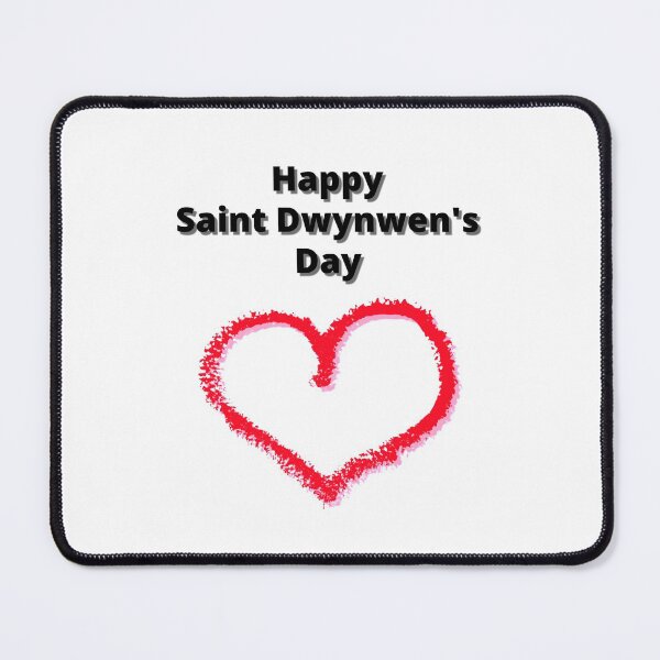 Item preview, Happy Saint Dwynwen's Day - Dydd Santes Dwynwen Hapus designed and sold by WelshStuff.
