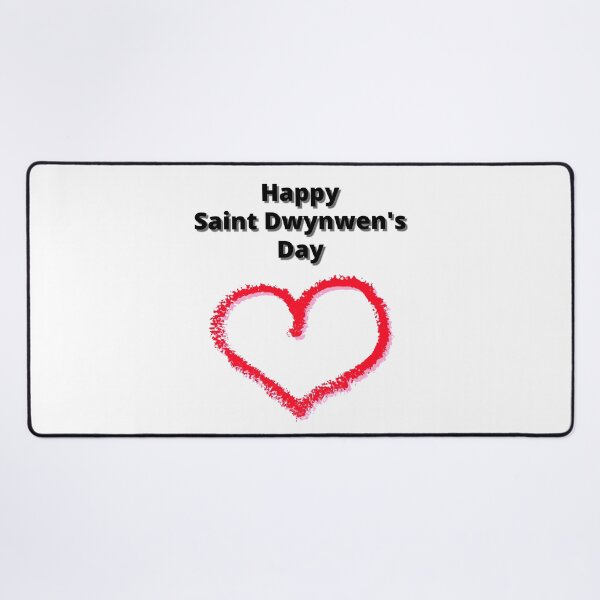 Item preview, Happy Saint Dwynwen's Day - Dydd Santes Dwynwen Hapus designed and sold by WelshStuff.