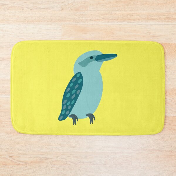 Item preview, Teal Kookaburra on Yellow designed and sold by Digitaldingo.