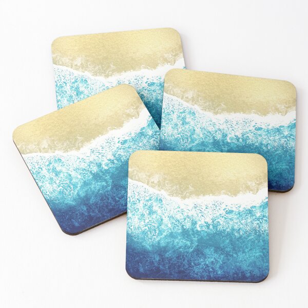 Item preview, Beautiful summer beach with waves designed and sold by Asa-ai.