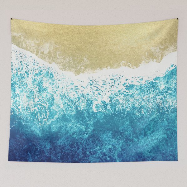 Item preview, Beautiful summer beach with waves designed and sold by Asa-ai.