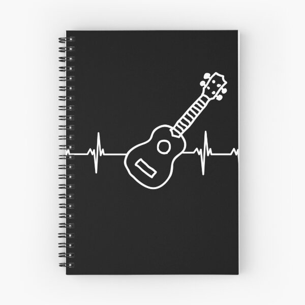 Item preview, Ukulele Player Heartbeat Line designed and sold by expatessentials.