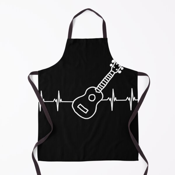 Item preview, Ukulele Player Heartbeat Line designed and sold by expatessentials.