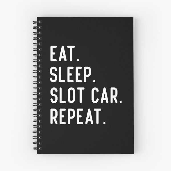 Item preview, Eat Sleep Slot Car Racing Repeat designed and sold by medbdj.