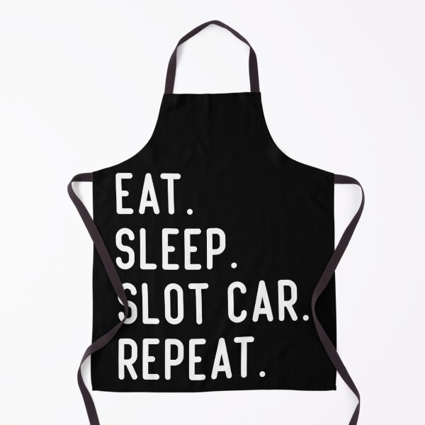 Item preview, Eat Sleep Slot Car Racing Repeat designed and sold by medbdj.