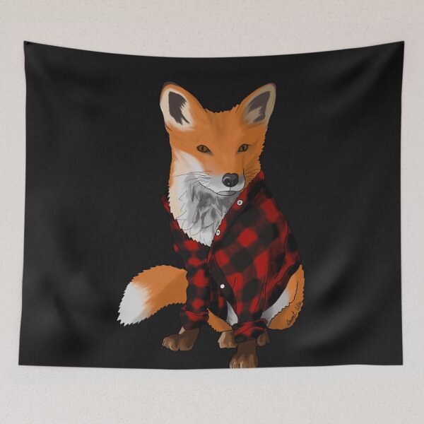Item preview, Flannel Fox Classic designed and sold by FlorenceRose12.