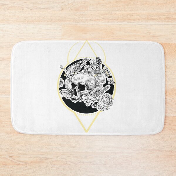 Item preview, skull floral boho design designed and sold by Best-Designers.