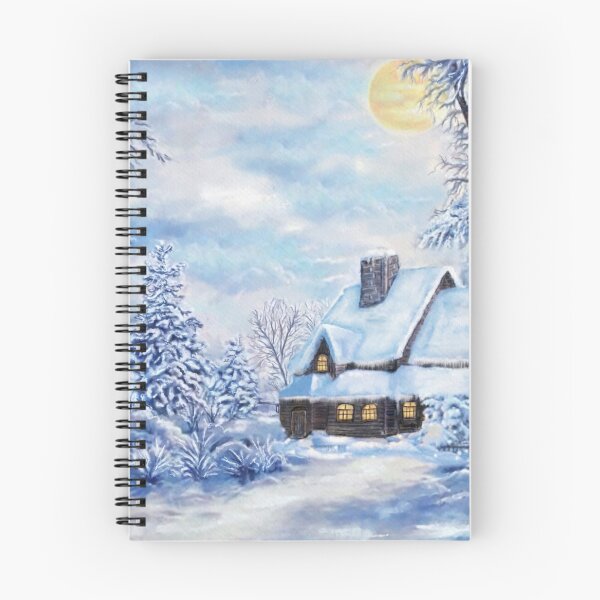 Item preview, Pretty Snowy Landscape Art  designed and sold by WOW TeesAndThings.