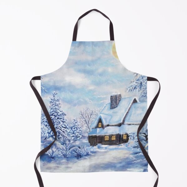 Item preview, Pretty Snowy Landscape Art  designed and sold by WOW TeesAndThings.