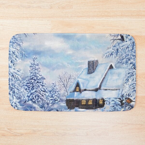 Item preview, Pretty Snowy Landscape Art  designed and sold by WOW TeesAndThings.