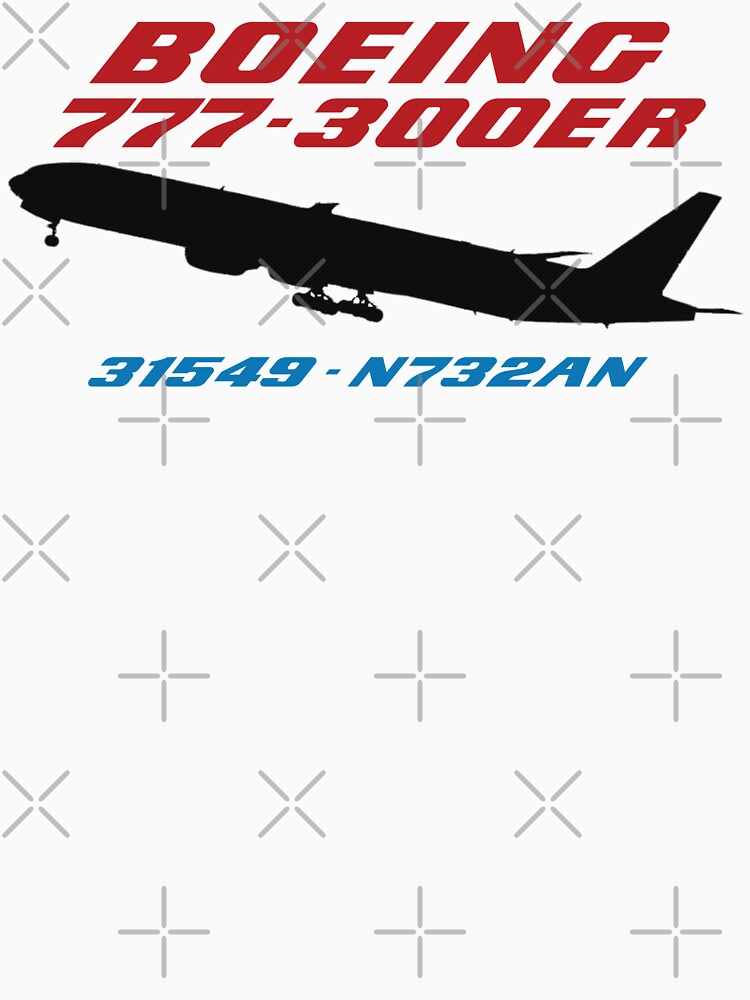 Boeing 777-300ER 31549 N732AN (Black Print) by AvGeekCentral