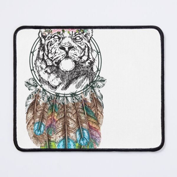 Item preview, Bohemian Style Feathers  and tiger designed and sold by Best-Designers.