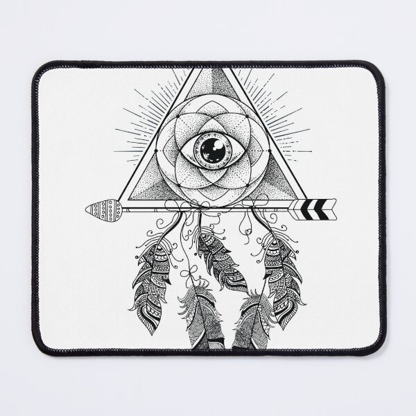 Item preview, Bohemian Style Feathers, arrow  and eye designed and sold by Best-Designers.