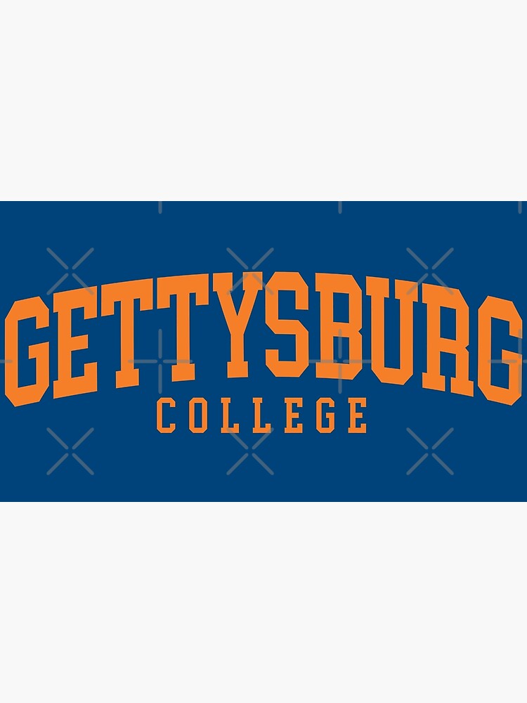 "gettysburg college font curved" Photographic Print for Sale by