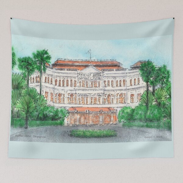 Item preview, Raffles Hotel, Singapore designed and sold by gordonartist1.