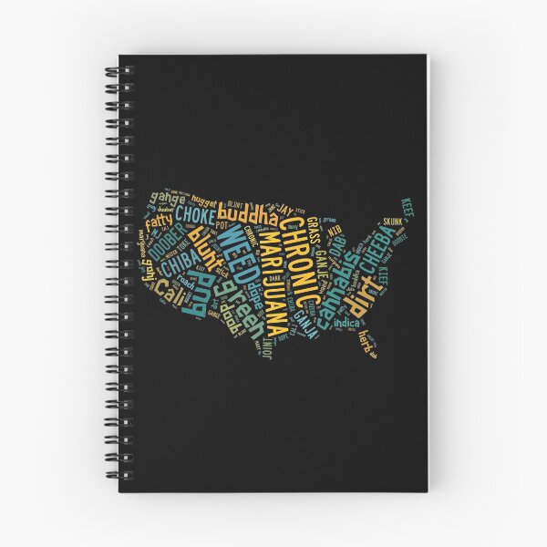 Item preview, Marijuana Cannabis Weed United States USA Map designed and sold by MarijuanaTshirt.