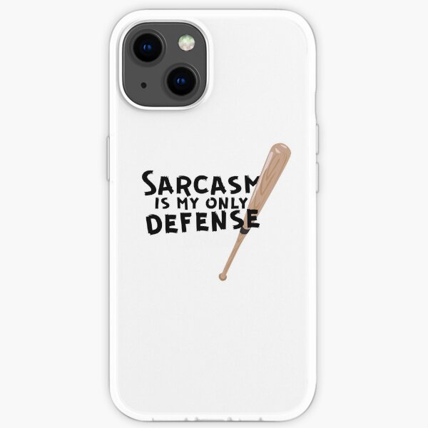 Sarkasmus ist meine einzige Verteidigung iPhone Flexible Hülle