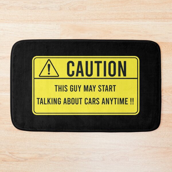 Item preview, Caution This guy might start talking about cars anytime designed and sold by ozumdesigns.