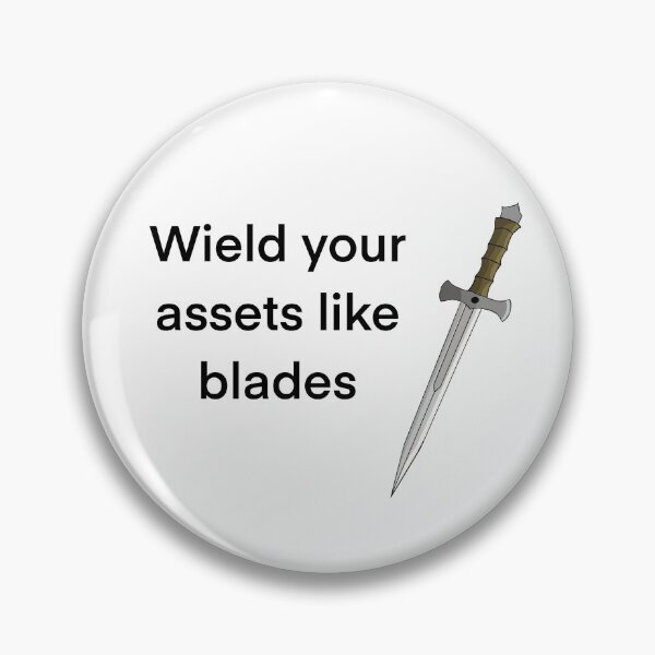 Item preview, Wield your assets like blades designed and sold by ElfyshBooks.